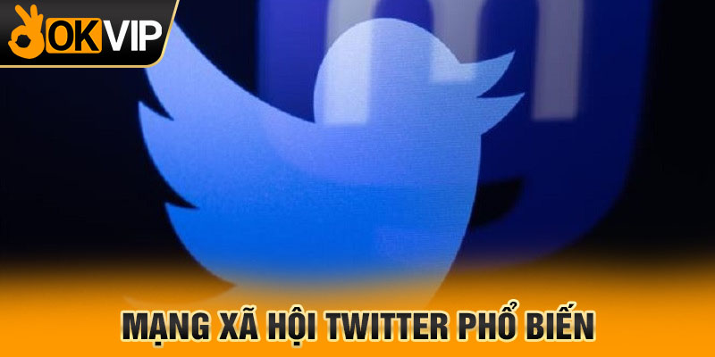 Mạng xã hội Twitter phổ biến