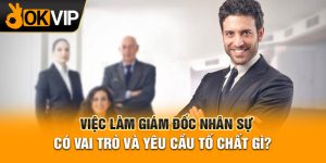 Việc làm giám đốc nhân sự có vai trò và yêu cầu tố chất gì?
