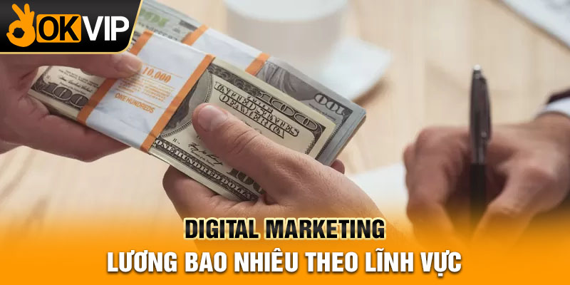 Digital marketing lương bao nhiêu theo lĩnh vực
